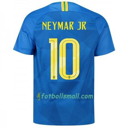 Brasilien Fotbollströjor Neymar Jr 10 VM 2018 Borta tröja
